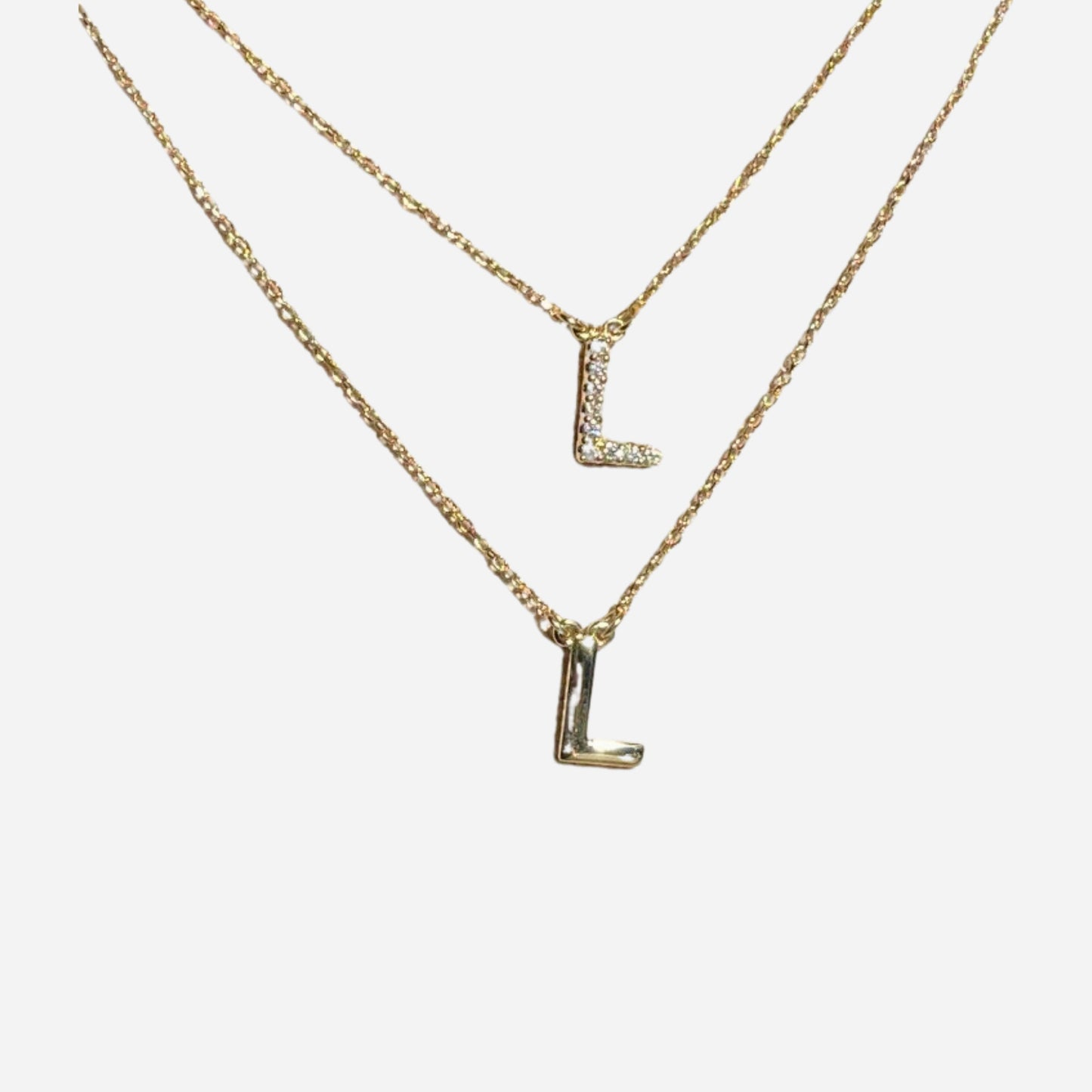 Diamond Initial Necklace