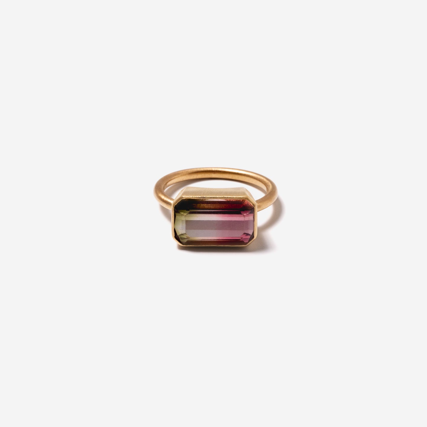 Watermelon Tourmaline Ring