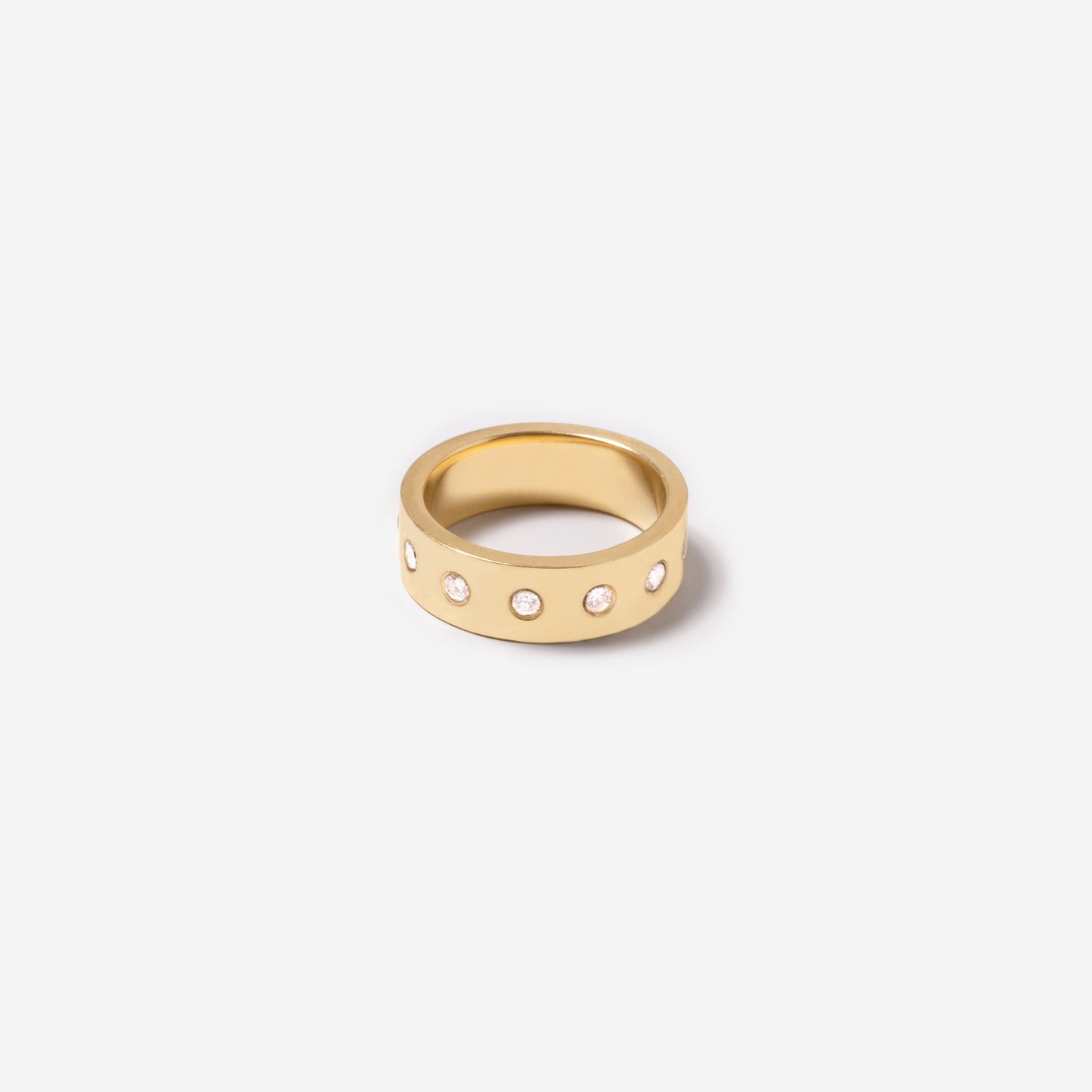 Diamond Flush Set Ring